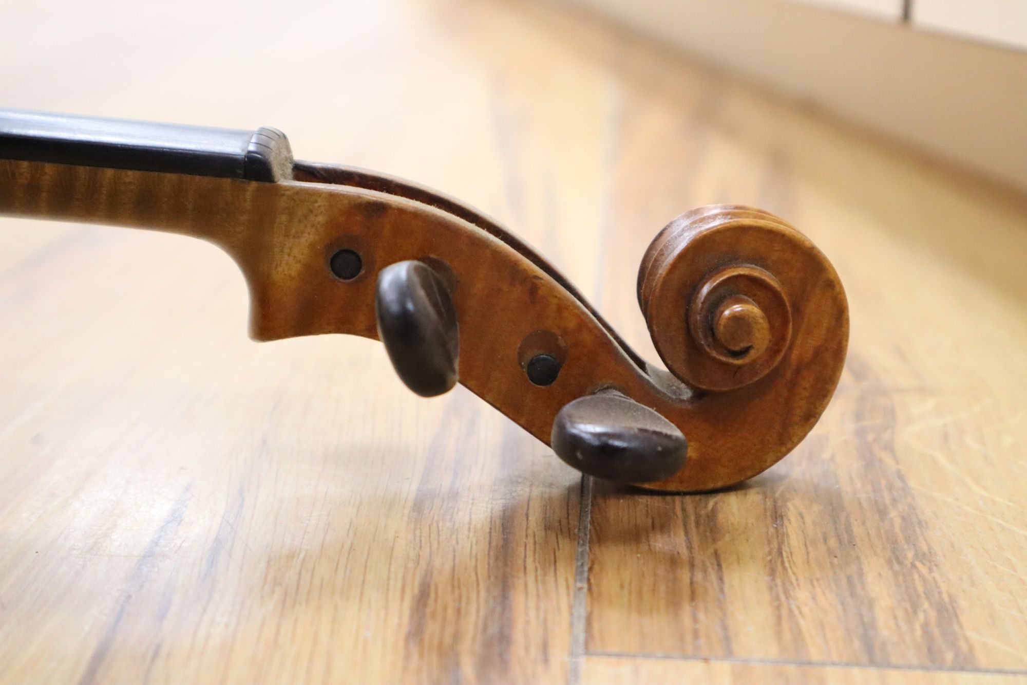 A 19th century violin in case